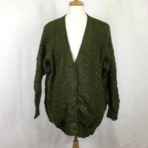 Benetton Vintage 1980s Unisex Men’s Wool Cardigan